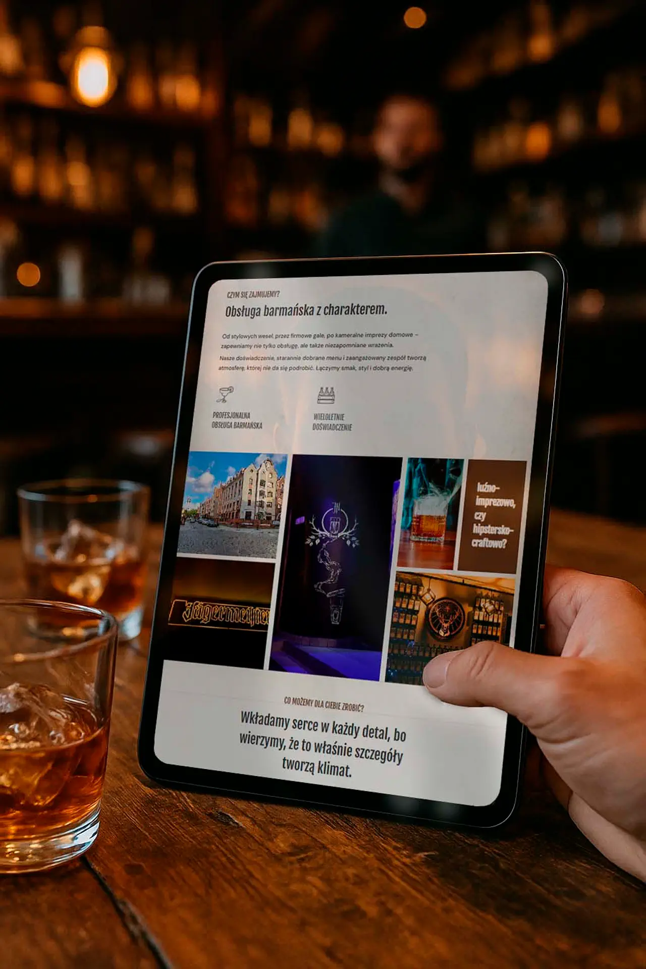 Strony Internetowe | PKMarketing | Portfolio P&B Catering Tablet
