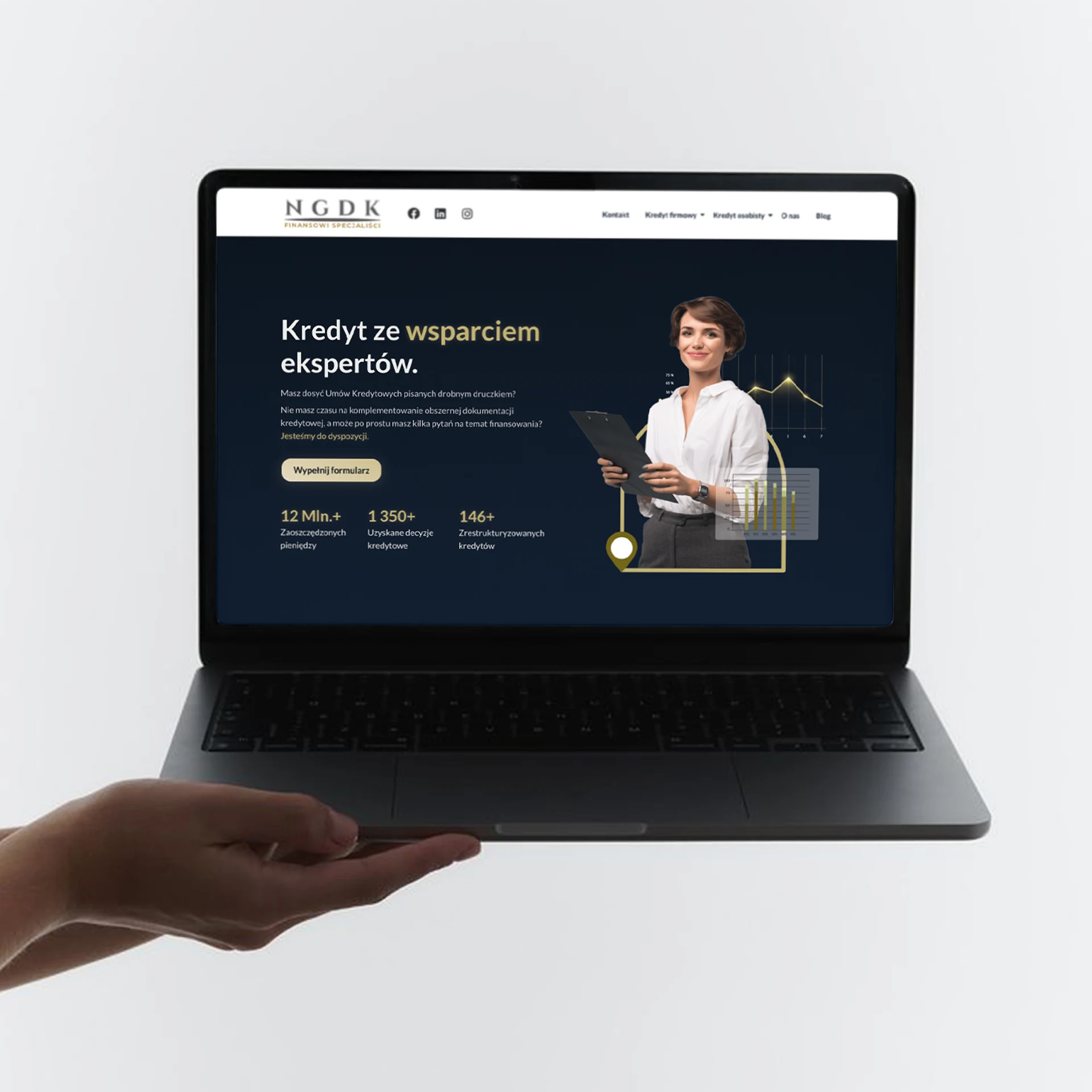 Strony Internetowe | PKMarketing Portfolio NGDK Desktop