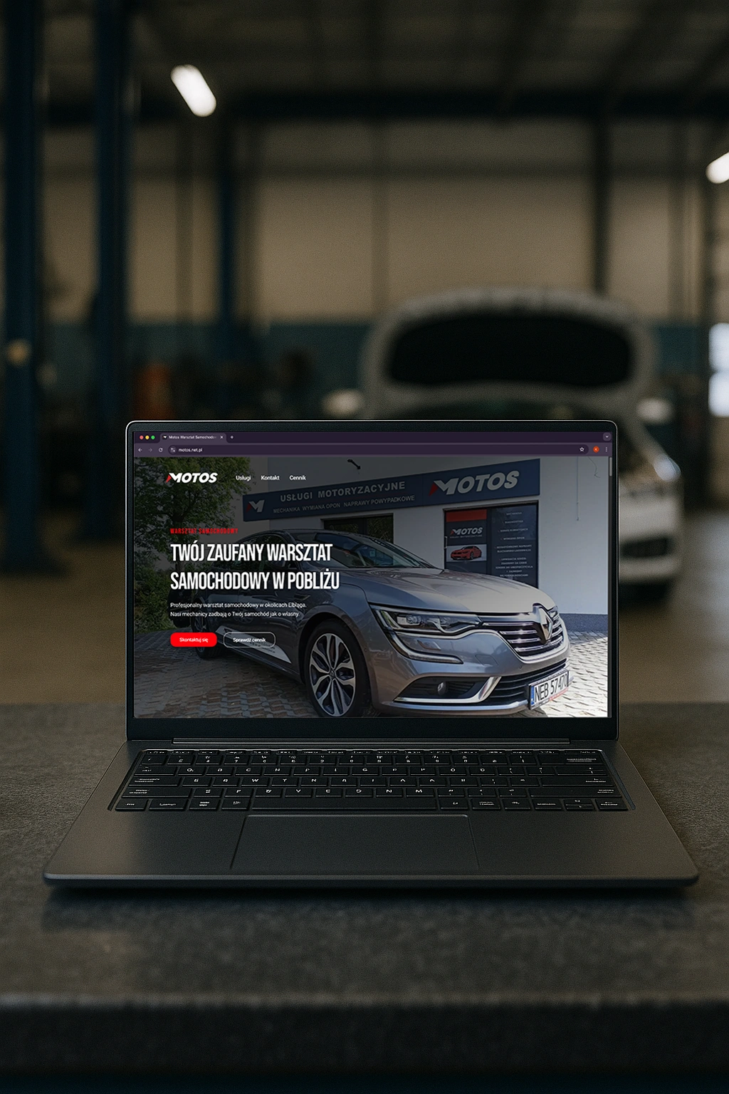 PKMarketing Portfolio | Strony Internetowe | Motos 2